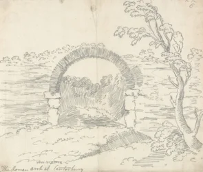 Der römische Bogen in Canterbury